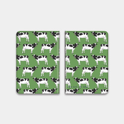 【モーモー牛ミルク】緑の牧場　手帳型タブレットケース　ipad andoroid　対応機種あり 1枚目の画像