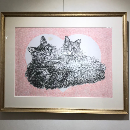 ［受注制作］［原画］ペット似顔絵アート◆A3サイズ　送料無料 9c1b8347031611e9682d57e2206824