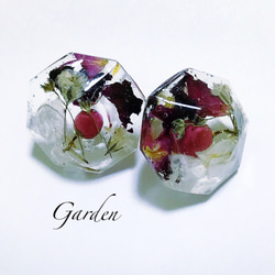 Garden 多角形ビジュー mix 1枚目の画像