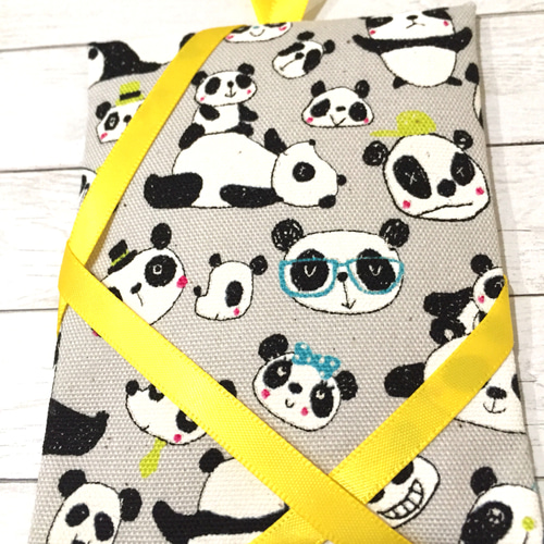 チェキ フォトフレーム パンダ のほほん メガネ イエロー 送料無料