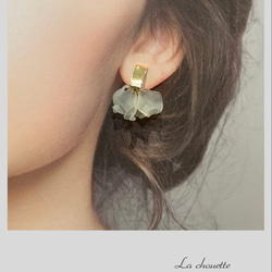 La chouette    花弁ペタルピアス・イヤリング 2枚目の画像