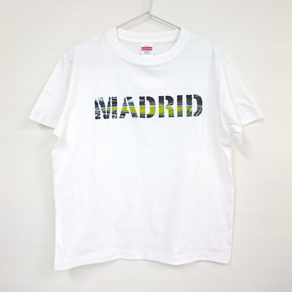 MADRID　コットンTシャツ　白 2枚目の画像