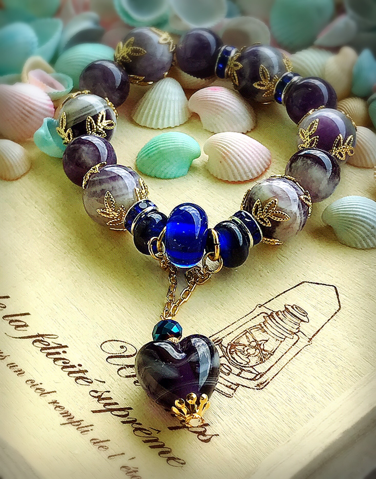 愛と癒しのDTアメジストブレスレット♡