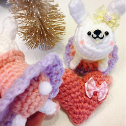【snowdrop様オーダー】編みぐるみマフラー＆編みぐるみSET♡ 3枚目の画像