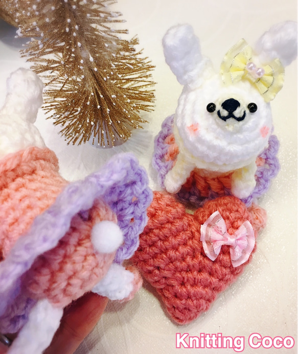 【snowdrop様オーダー】編みぐるみマフラー＆編みぐるみSET♡ 3枚目の画像