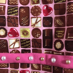 チョコレートがいっぱいのガーリーなカバーオール 5枚目の画像