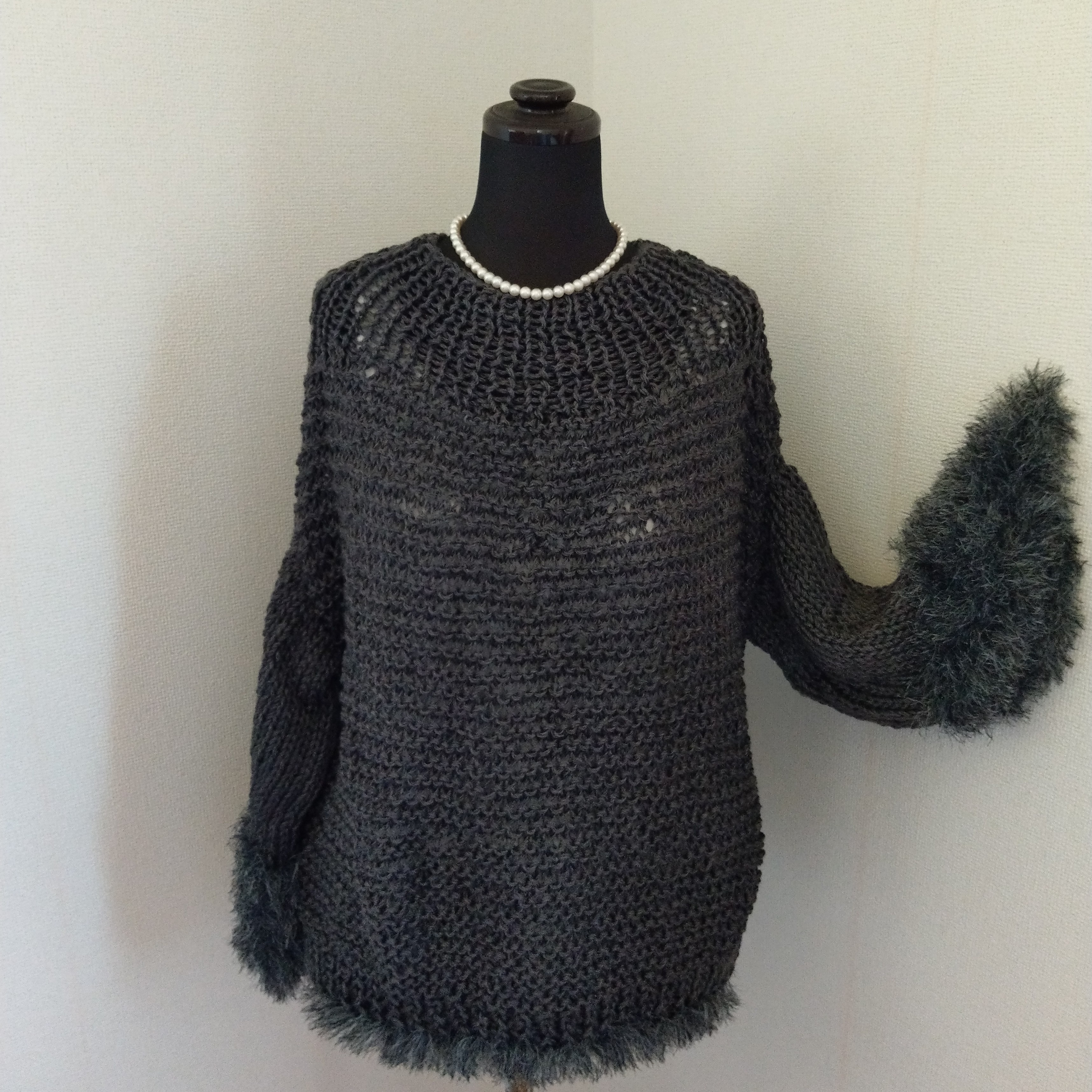 スモック風プルオーバー