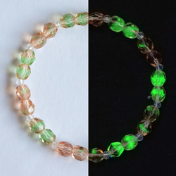 ウランガラス ブレスレット 大粒mix ブレスレット Ungrain 通販