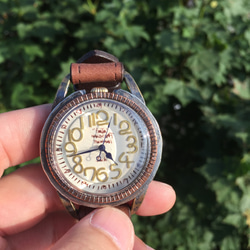 傑克Ⅱ組合白色錶盤×深褐色腰帶（製品） 第2張的照片