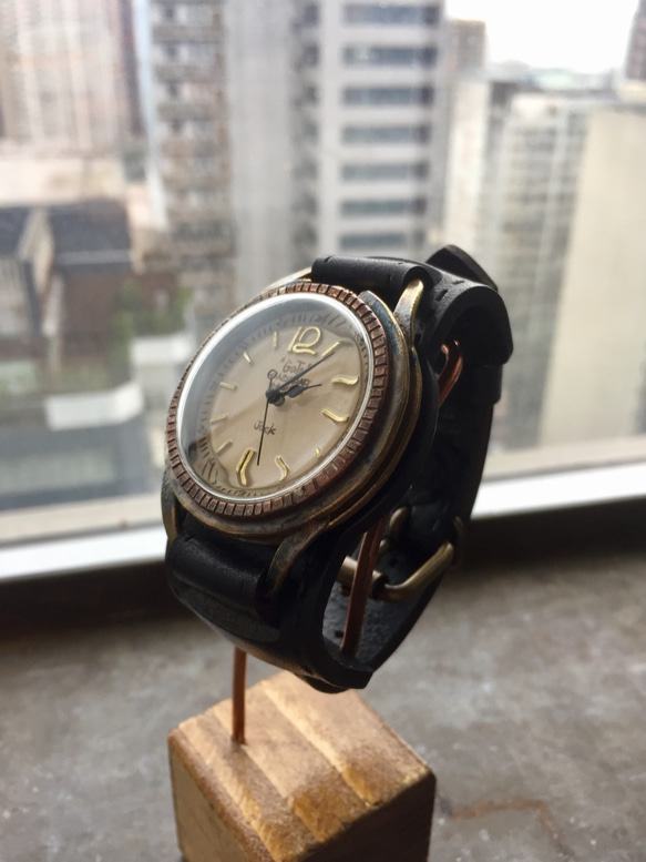 Jack Ⅱ Combination ベージュ文字盤×ブラックベルト(受注生産品