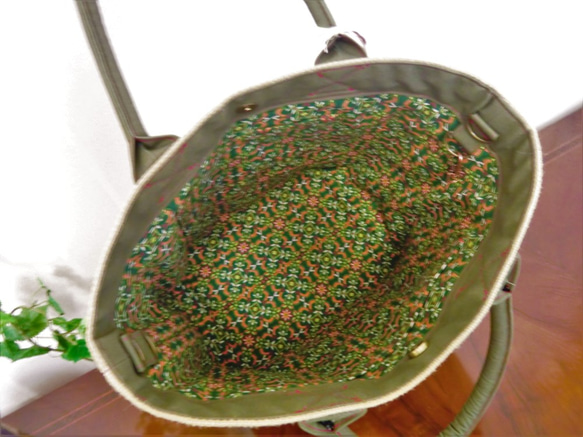コーヒー 麻袋バッグ　ＭＷ　トートバッグ 　ブラジル　帆布 　豆袋をリメイクした麻バッグ 8枚目の画像