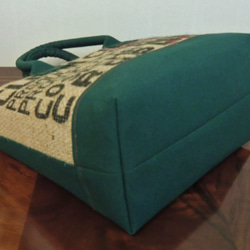 コーヒー 麻袋バッグ　ＳＷ　トートバッグ　ガテマラ　帆布 　豆袋をリメイクした麻バッグ 8枚目の画像