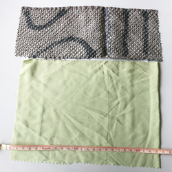 【送料無料】京都 10枚 正絹 着物はぎれセット 和小物 つまみ細工 生地 材料 カットクロス HB1120 5枚目の画像