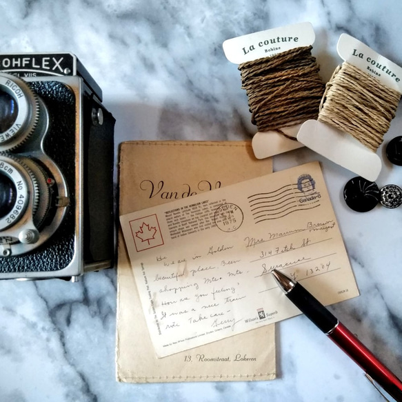 送料0円】ビンテージポストカード 消印1963年 Hopewell Rocks