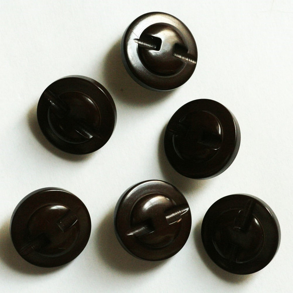 【送料無料】アンティーク ボタン 6個セット 昭和 レトロ ビンテージ ハンドメイド 素材 アクセサリー HB1049 4枚目の画像