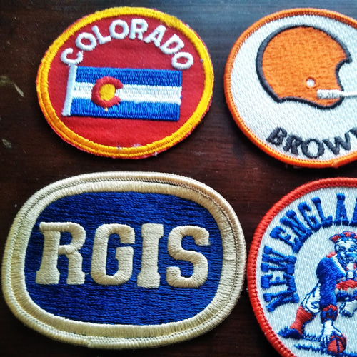 20個 アメリカ ヴィンテージ 刺繍 ワッペン アップリケ アンティーク