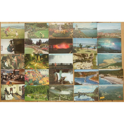 【送料無料】50枚 海外ヴィンテージポストカード ハンドメイド素材 撮影小物 おすそ分けファイル 額 [EY1386] 6枚目の画像