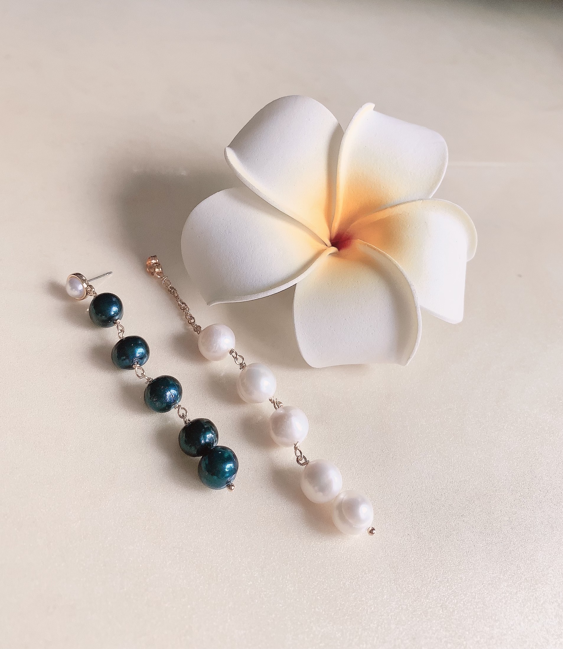 受注制作　Swing Pearl ピアス