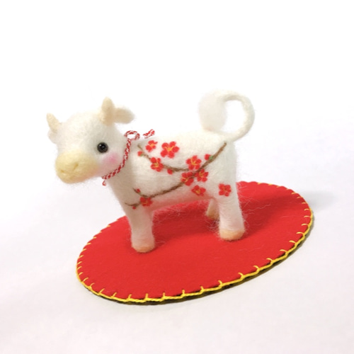 【確認用】鴉の子✽羊毛フェルト 羊毛フェルトのオブジェ 雷鳥（ライチョウ） 羊毛フェルト ひつじ草