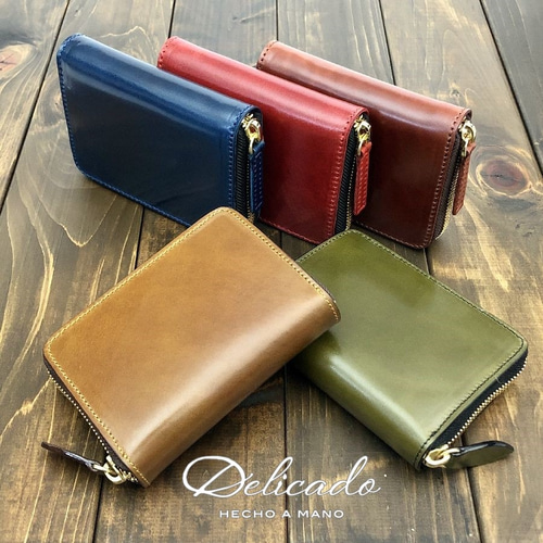 コードバン 財布 新喜皮革 × 栃木レザー コイン ケース ヌメ革 本革  