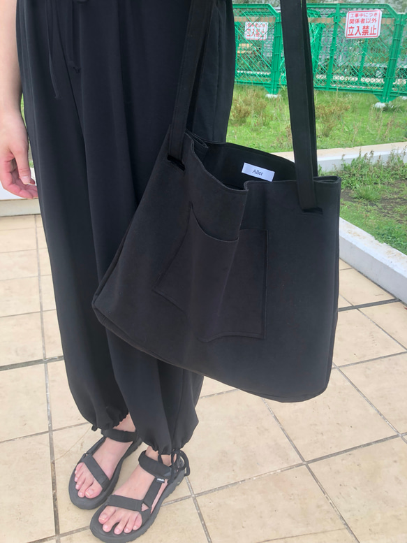 エコスエード トートバッグ 黒 M – kuros.style