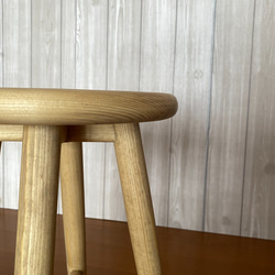 Round round stool　丸い丸いスツール　H＝420　チェアー 3枚目の画像