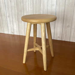 Round round stool　丸い丸いスツール　H＝420　チェアー 2枚目の画像