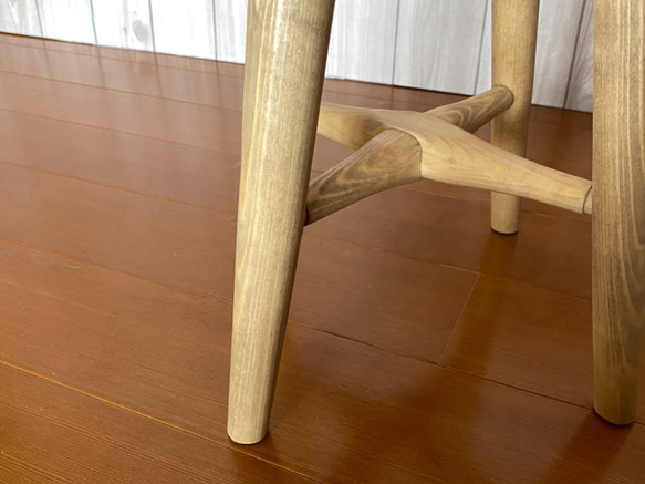 Round round stool　丸い丸いスツール　H＝420　チェアー 4枚目の画像