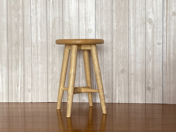 Round round stool　丸い丸いスツール　H＝420　チェアー 7枚目の画像