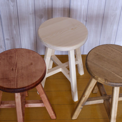 Cornerless Stool  角のないスツール　H＝420 3枚目の画像