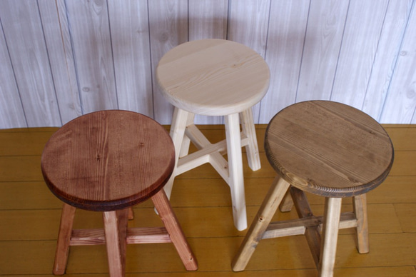 Cornerless Stool  角のないスツール　H＝420 3枚目の画像