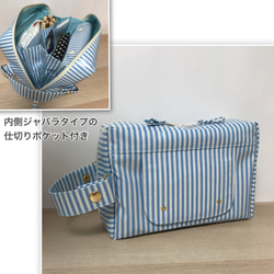 デニムミニボストンバッグ リメイクデニム ボアファスナーポケット