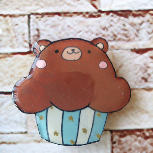 くまさんカップケーキマグネット マグネット とまみ 通販 7519211