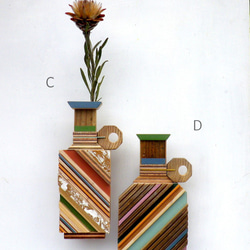 『coppa　flower　vase』botle　画像左C 1枚目の画像