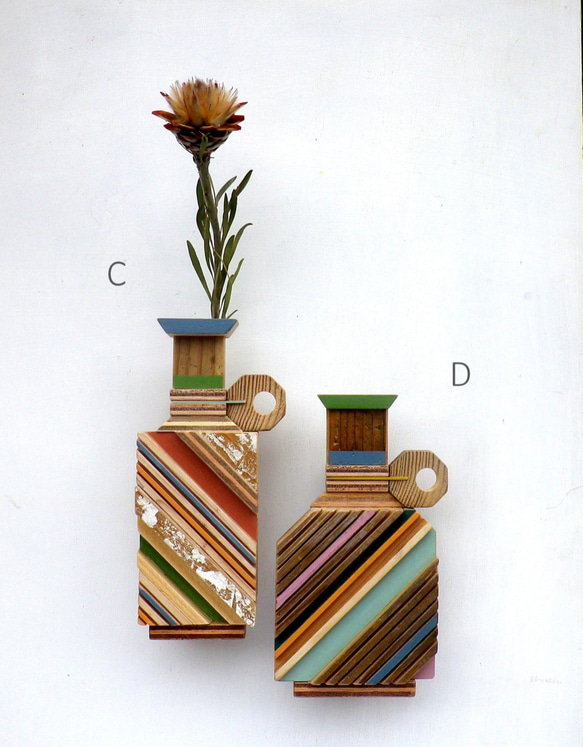 『coppa　flower　vase』botle　画像左C 1枚目の画像