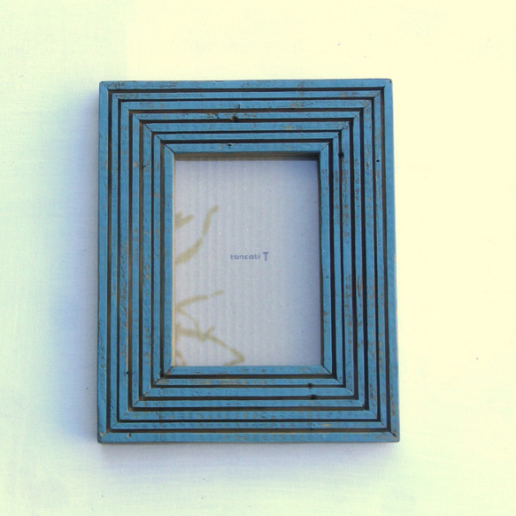 『　Line　Frame　50　』　size：105×150　 (ブルーグレー) 1枚目の画像