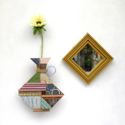 壁掛け一輪挿し『coppa　flower　vase』 2枚目の画像