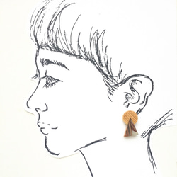 クリップイヤリング　ピアス変更可能『coppa de earring』 5枚目の画像