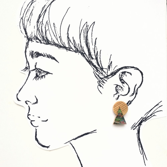 可更換耳環的夾式耳環“coppa de Earring” 第4張的照片