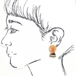 クリップイヤリング　ピアス変更可能『coppa de earring』 2枚目の画像