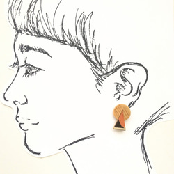 クリップイヤリング　ピアス変更可能『coppa de earring』 4枚目の画像