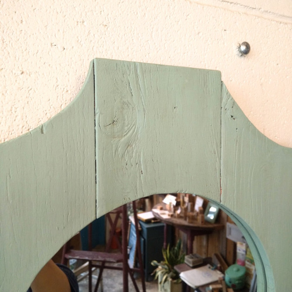 “圓鏡”淡綠色 第3張的照片