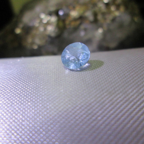 N.124 上質アクアマリン 最高品質1ctのレアなアクアマリンルース、最高  