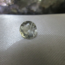 N.0147　グリーンベリル （アクアマリン）シャンパンゴールド ブラジル ダイアモンド 7枚目の画像