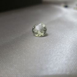 N.0147　グリーンベリル （アクアマリン）シャンパンゴールド ブラジル ダイアモンド 9枚目の画像