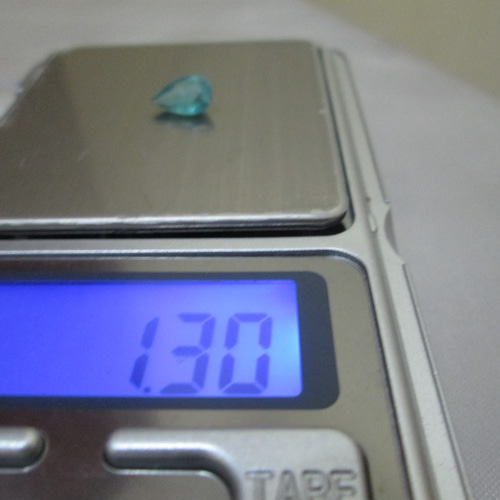 パライバトルマリンルース 1.3ct（エイトリータ）ブラジル、究極 
