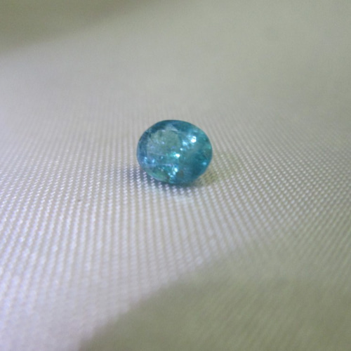 鑑付 パライバトルマリン ブラジル産 バターリャ ルース 0.490ct