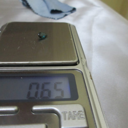 N901.希少石インディゴライト ルース　斬新な碧のカラーで光度も十分で、落ち着いているカラー 9枚目の画像