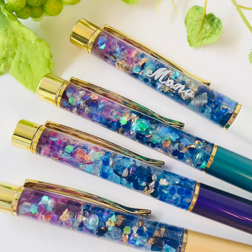 ハーバリウム アメジスト入り HACHIMITSU30 あじさい通りハーバリウム