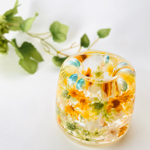 お花がいっぱい♪固まるハーバリウム ☆ボールペン ボールペン